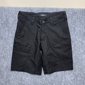 5.11 Tactical Apex Cargo Shorts Mens size 32 32x11 Black